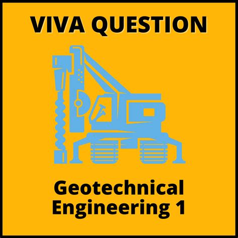 viva questions for geotech